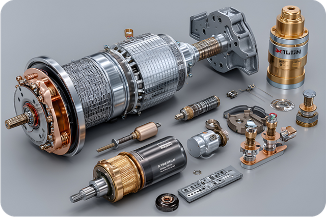 Motor and pump field